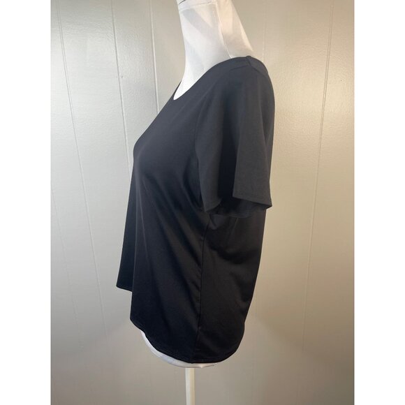 East 5th Essentials Blouse Size Medium Jersey knit - Picture 3 of 6